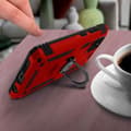Miniatyrbild 4 av 4: Fodral - AVIZAR - Samsung Galaxy A41 - Stötsäker - Ring Video Support - Röd