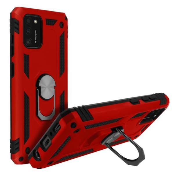Fodral - AVIZAR - Samsung Galaxy A41 - Stötsäker - Ring Video Support - Röd