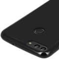 Miniatyrbild 4 av 4: Huawei P Smart Case Silikongel Skyddande mjuk rygg Anti-fingeravtrycksfodral - Svart