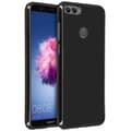 Miniatyrbild 2 av 4: Huawei P Smart Case Silikongel Skyddande mjuk rygg Anti-fingeravtrycksfodral - Svart