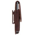Miniatyrbild 3 av 4: Housse Etui Ceinture - Brun - Läder - Kompatibel med Smartphones Stl L - Rotationskläpp 360°