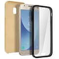Miniatyrbild 4 av 4: Galaxy J3 2017 Fodral Silikon Frontskydd + Polykarbonat Baksida - Guld