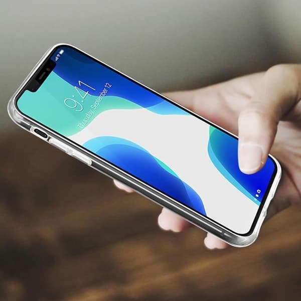 Coque - AVIZAR - iPhone 11 - Bi-matière - Skydd - Transparent