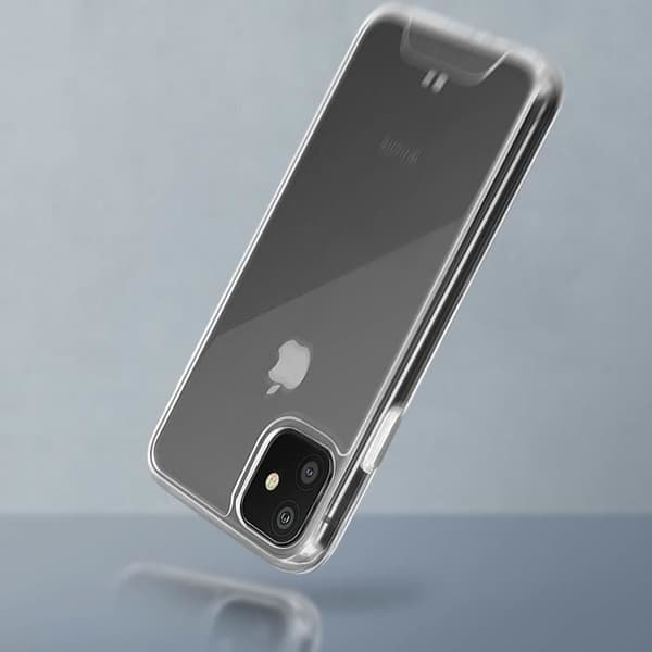 Coque - AVIZAR - iPhone 11 - Bi-matière - Skydd - Transparent