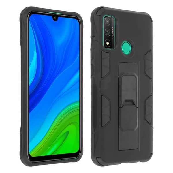 Coque - Huawei - P smart 2020 - Stötabsorberande - Inbyggd ställning - Svart