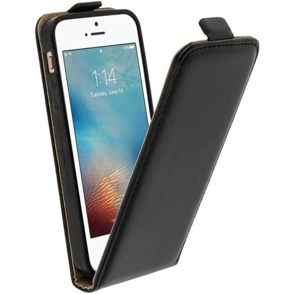 Klickfodral - Avizar - iPhone SE, 5 och 5s - Ultratunn - Svart - Hård skal