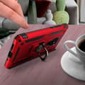 Miniatyrbild 4 av 4: Coque - AVIZAR - Mate 20 - Bi-materialer - Hård og Blød - Video Støtte Rød