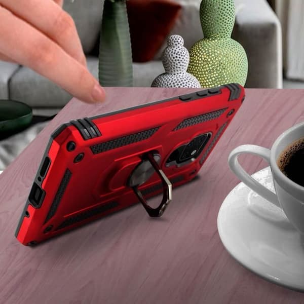 Coque - AVIZAR - Mate 20 - Bi-materialer - Hård og Blød - Video Støtte Rød