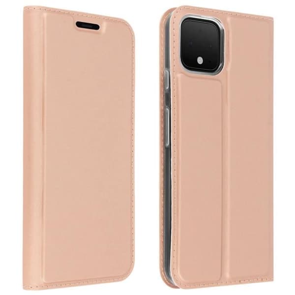 Skal - AVIZAR - Google Pixel 4 XL - Eco-läder - Videostöd - Korthållare