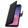 Miniatyrbild 2 av 4: Hölster för Samsung Galaxy S10 Plus - Äkta läder - Svart - Videostöd - Magnetisk - Vuxen