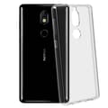 Miniatyrbild 4 av 4: AVIZAR 360° skyddspaket för Nokia 7 - Transparent gelfodral + härdat glasfilm