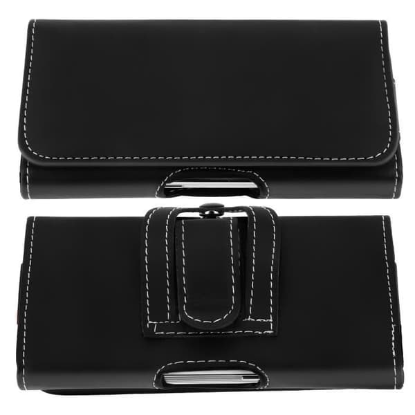 Housse pochette ceinture - NoName - SL - Svart - Smartphone 124x59mm - Magnetisk stängning