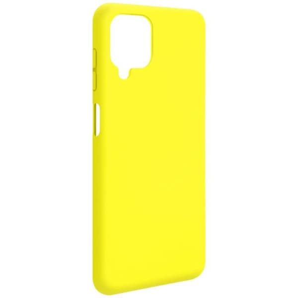 Samsung Galaxy A12 Soft Silikonfodral Soft Touch Finish Gul