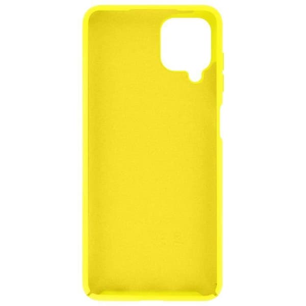 Samsung Galaxy A12 Soft Silikonfodral Soft Touch Finish Gul
