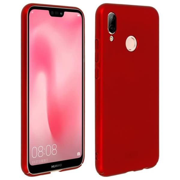 MOFI Huawei P20 Lite Fodral Hårt Stötsäkert skyddande skal - Röd