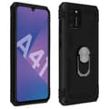 Miniatyrbild 1 av 4: Coque - Samsung - Galaxy A41 - Stöttålig - Videostöd Ring - Svart