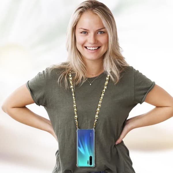 Telefonfodral - Huawei - P30 Pro - Transparent - Anpassningsbar - Starka ringar