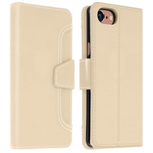 iPhone 6 / 6S / 7 / 8 / SE 2020 Plånboksfodral Stativ Funktion Gyllene Gul