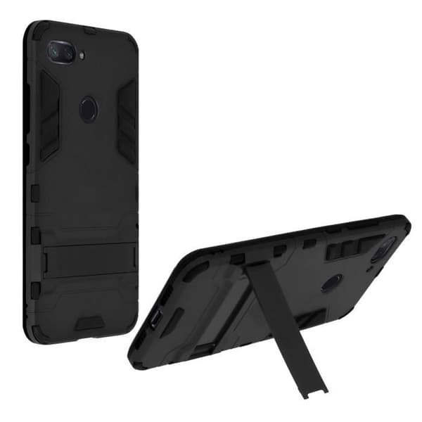 Skal - Xiaomi - Mi 8 Lite - Stötabsorberande - Silikon - Polykarbonat - Svart