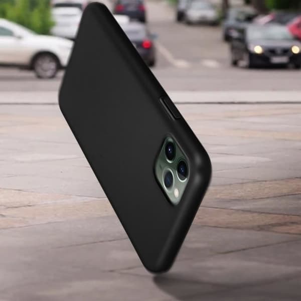 Coque - iPhone - 11 Pro Max - Heltäckande skydd - Hård och mjuk - Svart