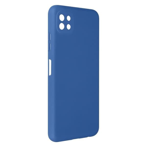 Skyddsskal - AVIZAR - Samsung Galaxy A22 5G - Halvstyv silikon - Soft Touch - Blå