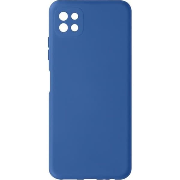 Skyddsskal - AVIZAR - Samsung Galaxy A22 5G - Halvstyv silikon - Soft Touch - Blå