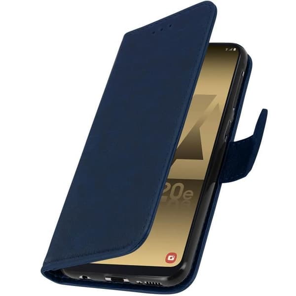Hus för Samsung Galaxy A20e - AVIZAR - Kortfodral - Silikongel - Nattblå - Mjuk