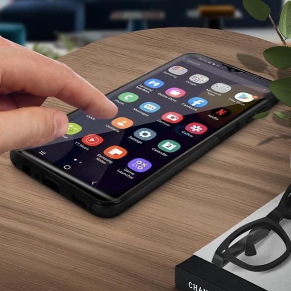 Samsung Galaxy A12 Fodral Hårt ryggskydd och mjuk framsida Svart Svart