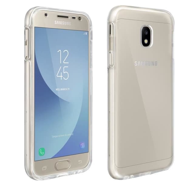 Fodral - AVIZAR - Galaxy J3 2017 - Fullständigt skydd - Ultratransparent