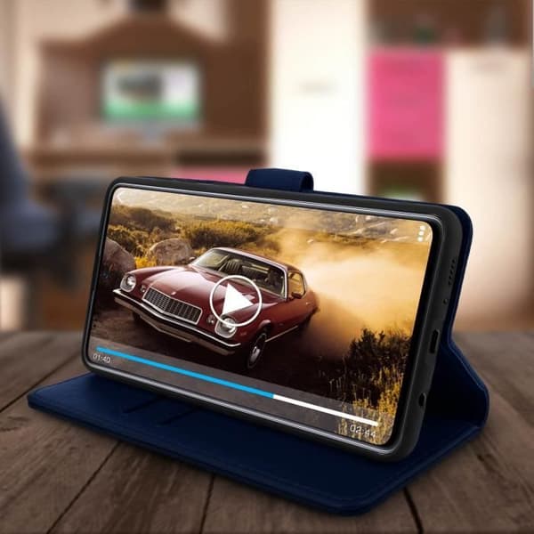 Fodral för Samsung Galaxy A71 - AVIZAR - Hel fodral - Silikon gel - Magnetisk - Videostöd