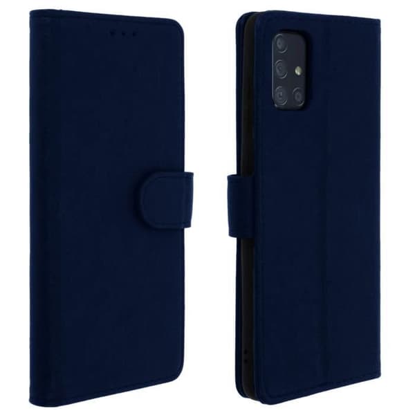 Fodral för Samsung Galaxy A71 - AVIZAR - Hel fodral - Silikon gel - Magnetisk - Videostöd