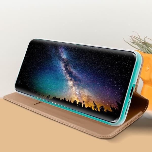 Hus - AVIZAR - Mi 10 / Mi 10 Pro - Ekologiskt läder - Videostöd - Roséguld