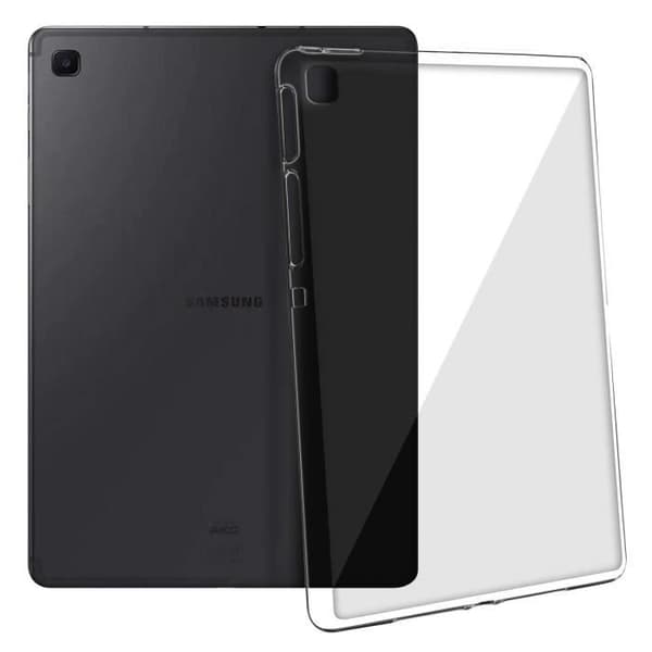 Coque - AVIZAR - Galaxy Tab S6 Lite - Silikon Gel Fleksibel - Ultra Tynn - Transparent Hvit