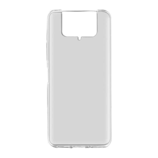 Coque - Asus - Zenfone 7 ZS670KS / 7 Pro - Flexibel skydd - Silikon gel - Transparent vit