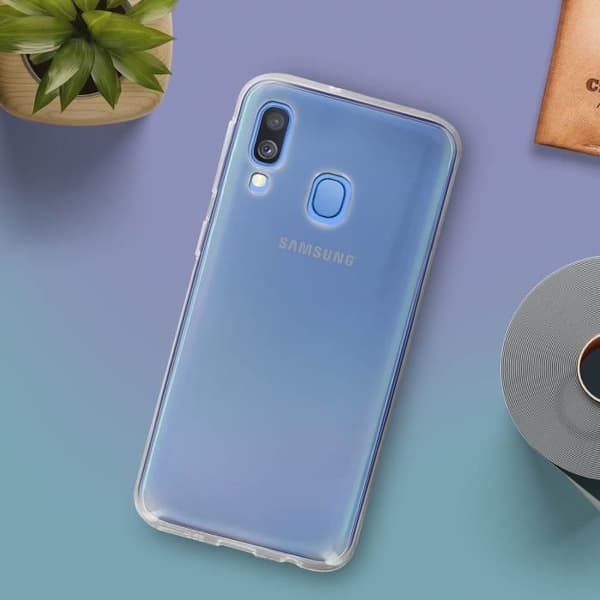 Coque - AVIZAR - Galaxy A40 - Silikon Gel - Ultra-Tunn - Ripskydd