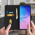 Miniatyrbild 3 av 4: Etui för Samsung Galaxy S10 Lite - AVIZAR - Helkåpa - Korthållare - Videoställ - Silikongel