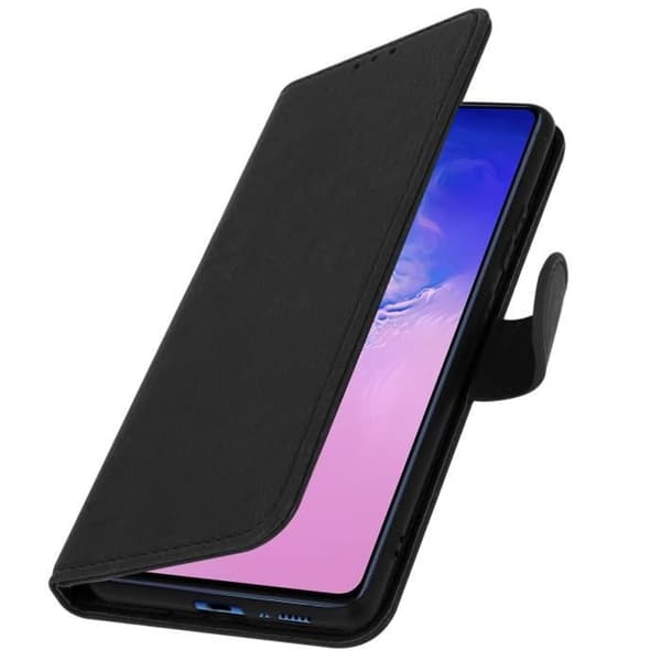 Etui för Samsung Galaxy S10 Lite - AVIZAR - Helkåpa - Korthållare - Videoställ - Silikongel
