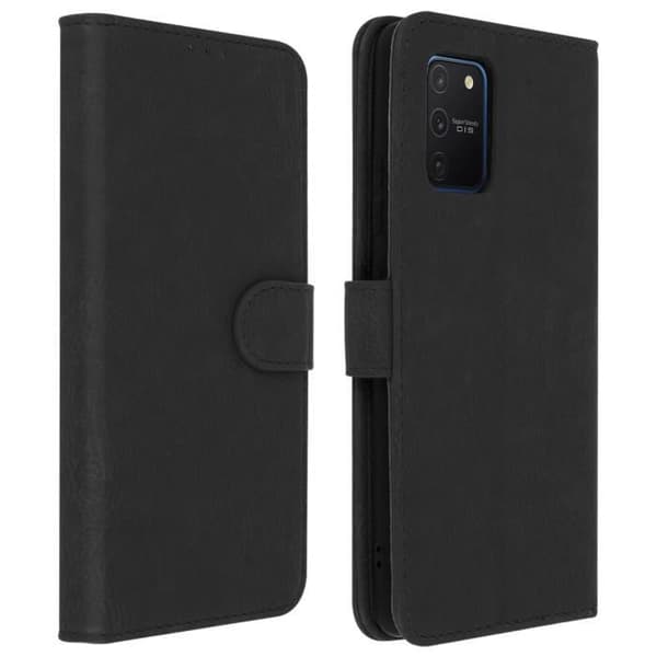 Etui för Samsung Galaxy S10 Lite - AVIZAR - Helkåpa - Korthållare - Videoställ - Silikongel