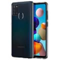 Miniatyrbild 2 av 4: Coque - Spigen - Galaxy A21s - Silikon Mjuk - Ultra-tunn - Transparent Vit