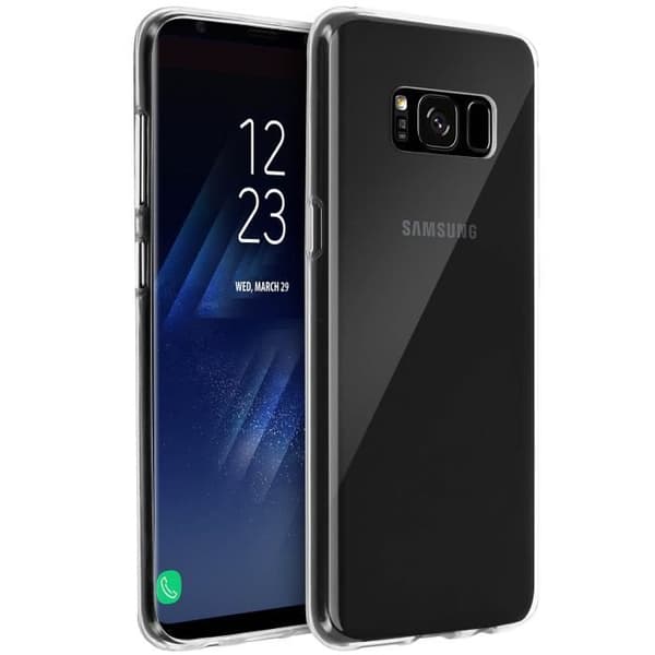 Fodral - AVIZAR - Galaxy S8 - Mjuk gel silikon - Anti-repor skydd - Genomskinlig