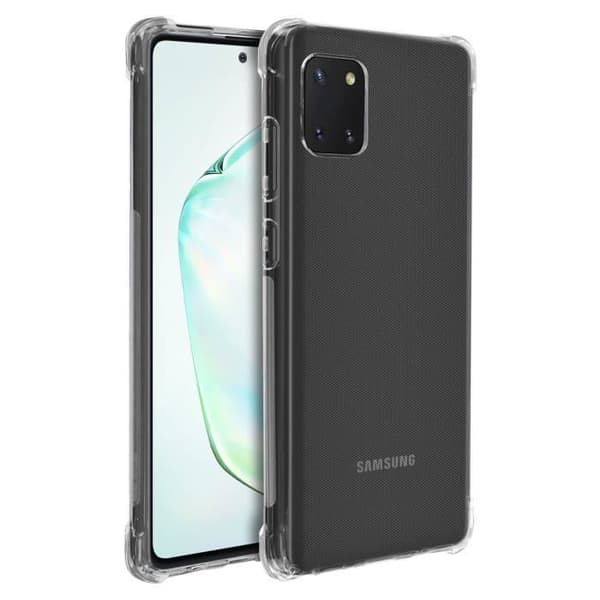 Coque - Akashi - Galaxy Note 10 Lite - Silikon Antichocks - Förstärkta hörn - Transparent vit