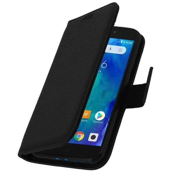 Fodral Plånbok - AVIZAR - Xiaomi Redmi Go - Ekologisk läder - Mjuk - Videostöd