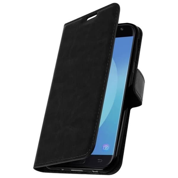 Folio Wallet Case - AVIZAR - Galaxy J7 2017 - Vintage Ekoleder - Video Stöd - Hel Skydd