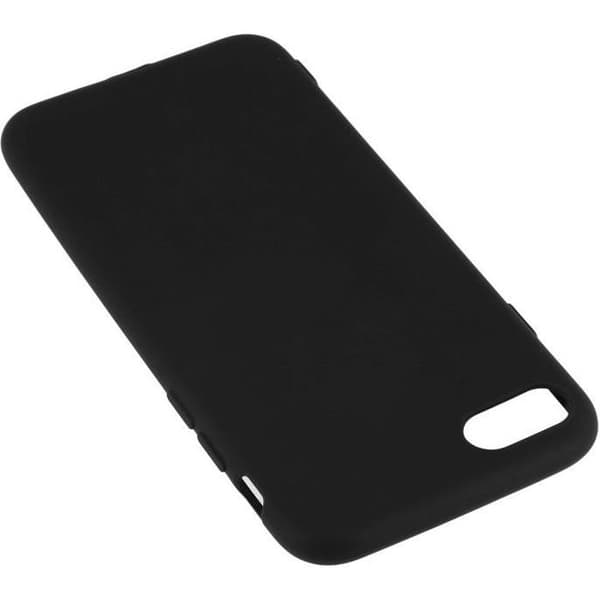 Skyddsbakskal AVIZAR för iPhone 7 och iPhone 8 - Matt svart - Mjuk gelsilikon - Matt finish