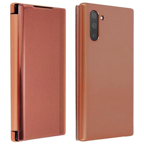 Etui - AVIZAR - Galaxy Note 10 - Kromad randig - Genomskinlig - Styv Lätt