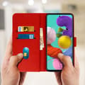 Miniatyrbild 3 av 4: Etui för Samsung Galaxy A51 - AVIZAR - Helfodral - Röd - Silikon gel - Stödfunktion