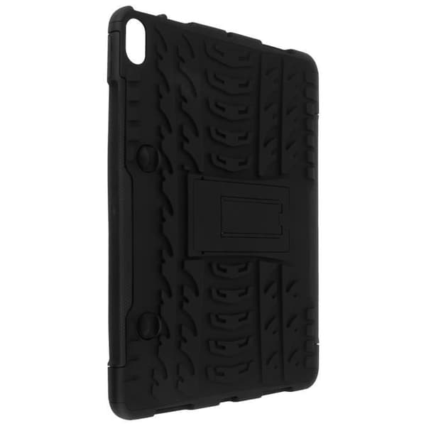 Coque iPad Air 2020 - AVIZAR - Skydd i bi-material med stativ Stöd Svart