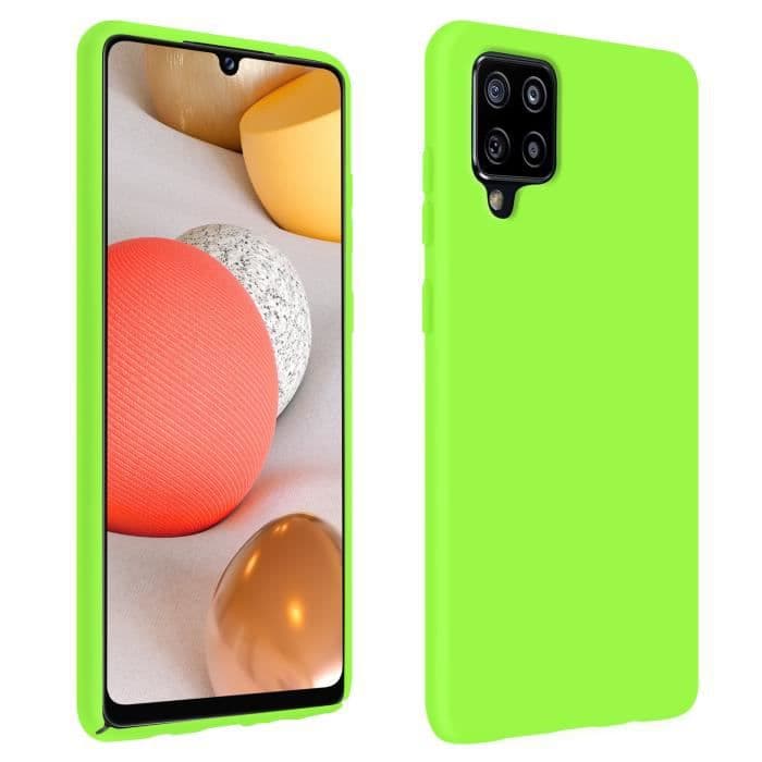 Samsung Galaxy A42 5G Silikon Soft Gel Fodral Soft Touch Finish Grön