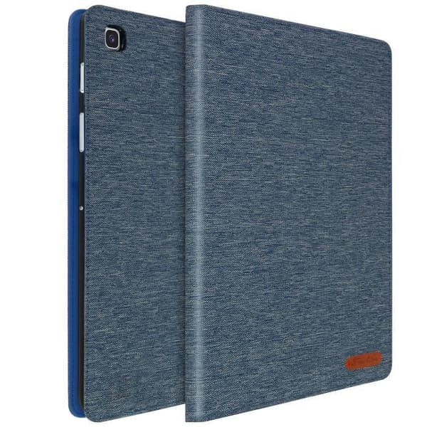 Tabletfodral - AVIZAR - Galaxy Tab S5e - Ekoleder - Inbyggd stöd - Kortfack