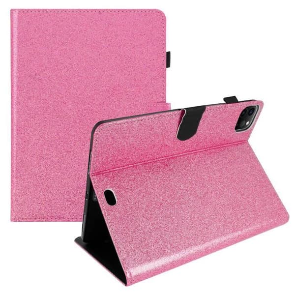 Foliofodral - AVIZAR - iPad Pro 11 2020 / iPad Air 2020 - Rosa - Glitter - Videosupport